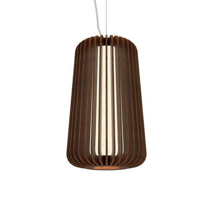 Stecche Di Legno 1427 Pendant Light in Imbuia (7.87-Inch).