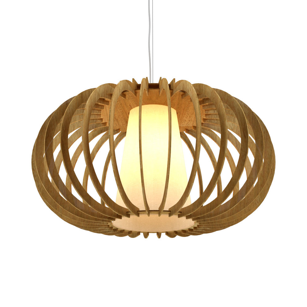 Stecche Di Legno 1489 Pendant Light in Louro Freijo (18.7-Inch).