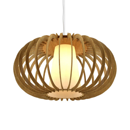 Stecche Di Legno 1489 Pendant Light in Louro Freijo (18.7-Inch).