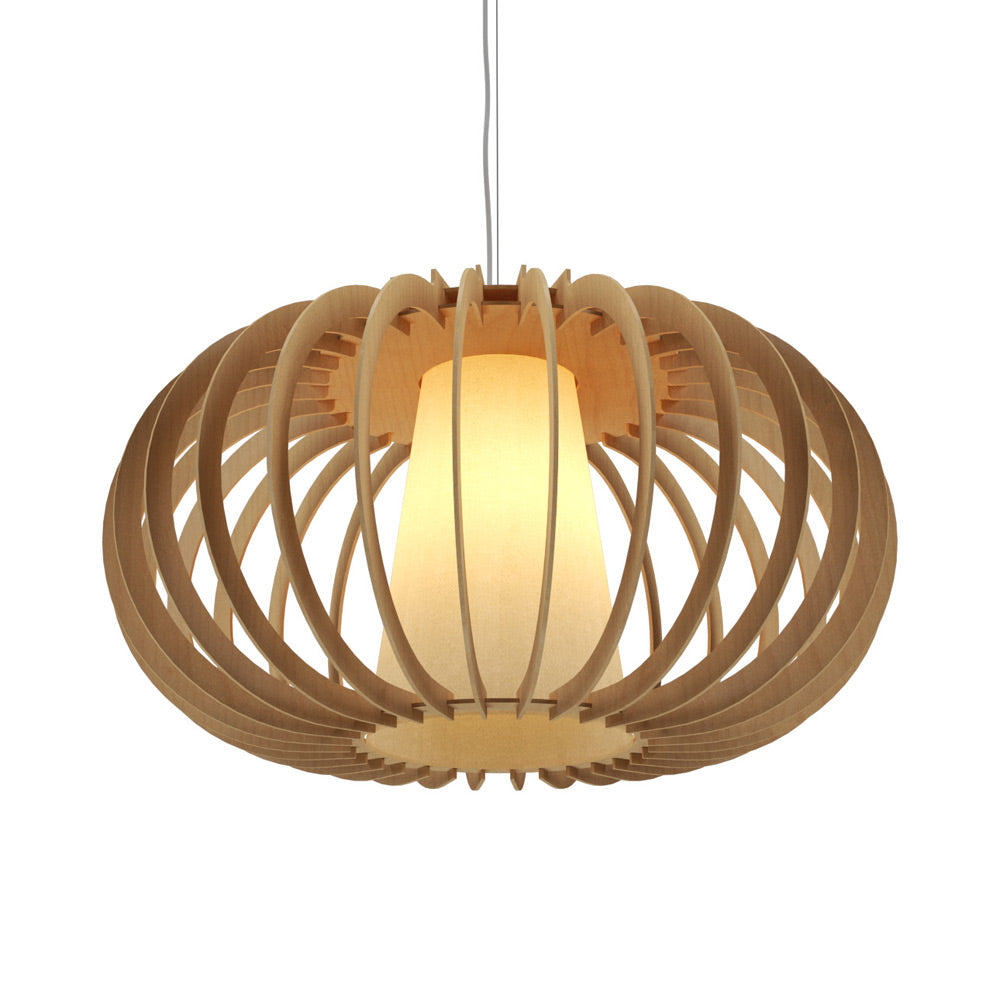 Stecche Di Legno 1489 Pendant Light in Maple (18.7-Inch).