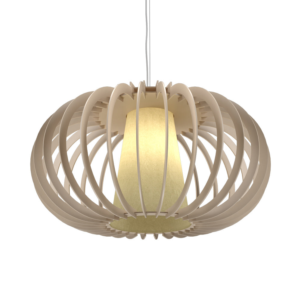 Stecche Di Legno 1489 Pendant Light in Organic Cappuccino (18.7-Inch).