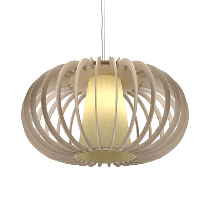 Stecche Di Legno 1489 Pendant Light in Organic Cappuccino (18.7-Inch).