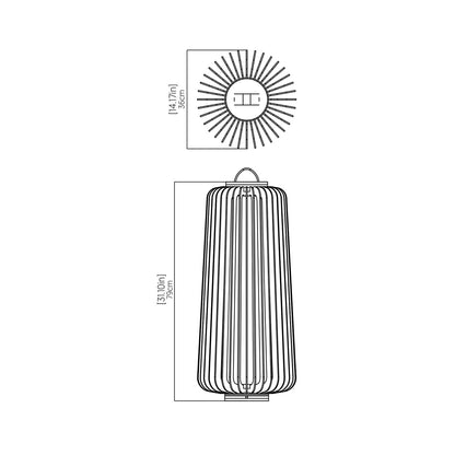 Stecche Di Legno 30368 Floor Lamp - line drawing.