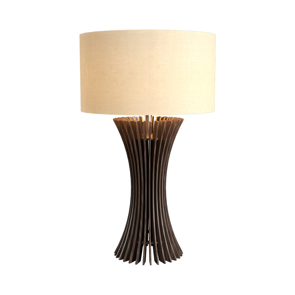 Stecche Di Legno 7013 Table Lamp in American Walnut.