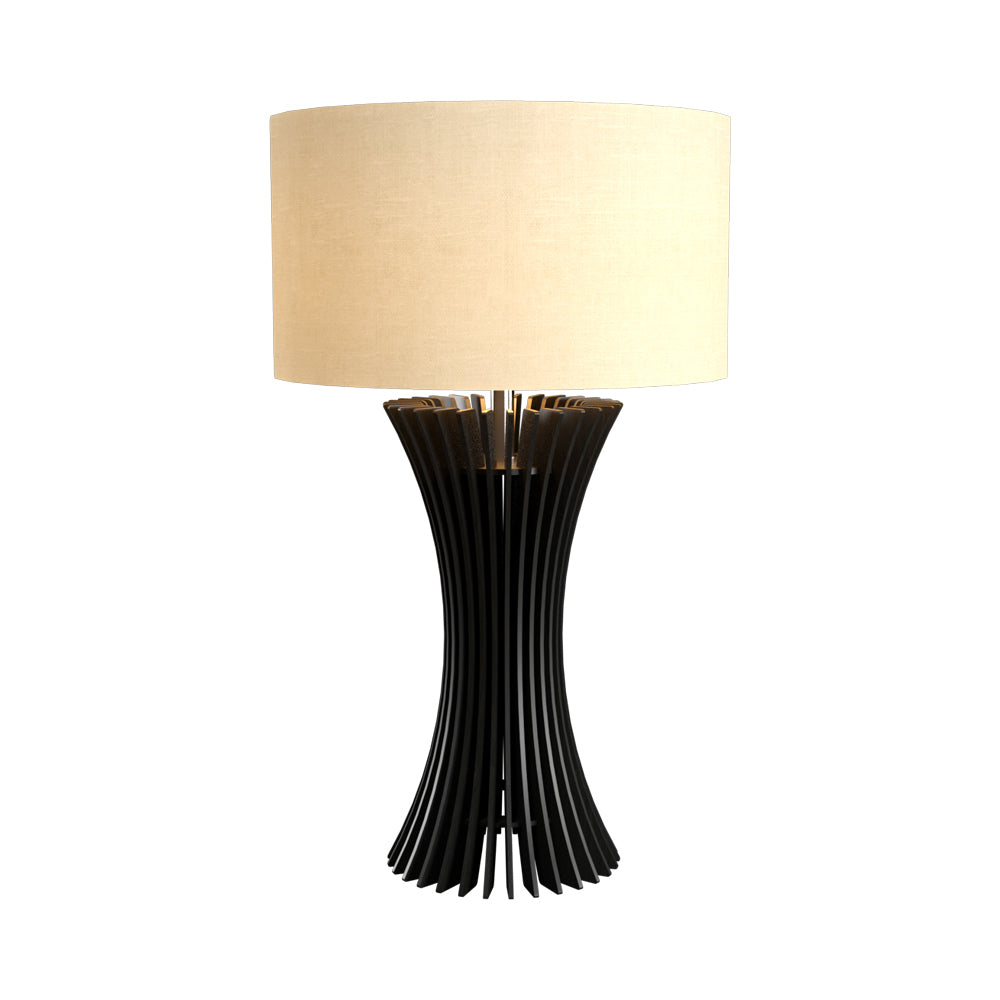 Stecche Di Legno 7013 Table Lamp in Charcoal.