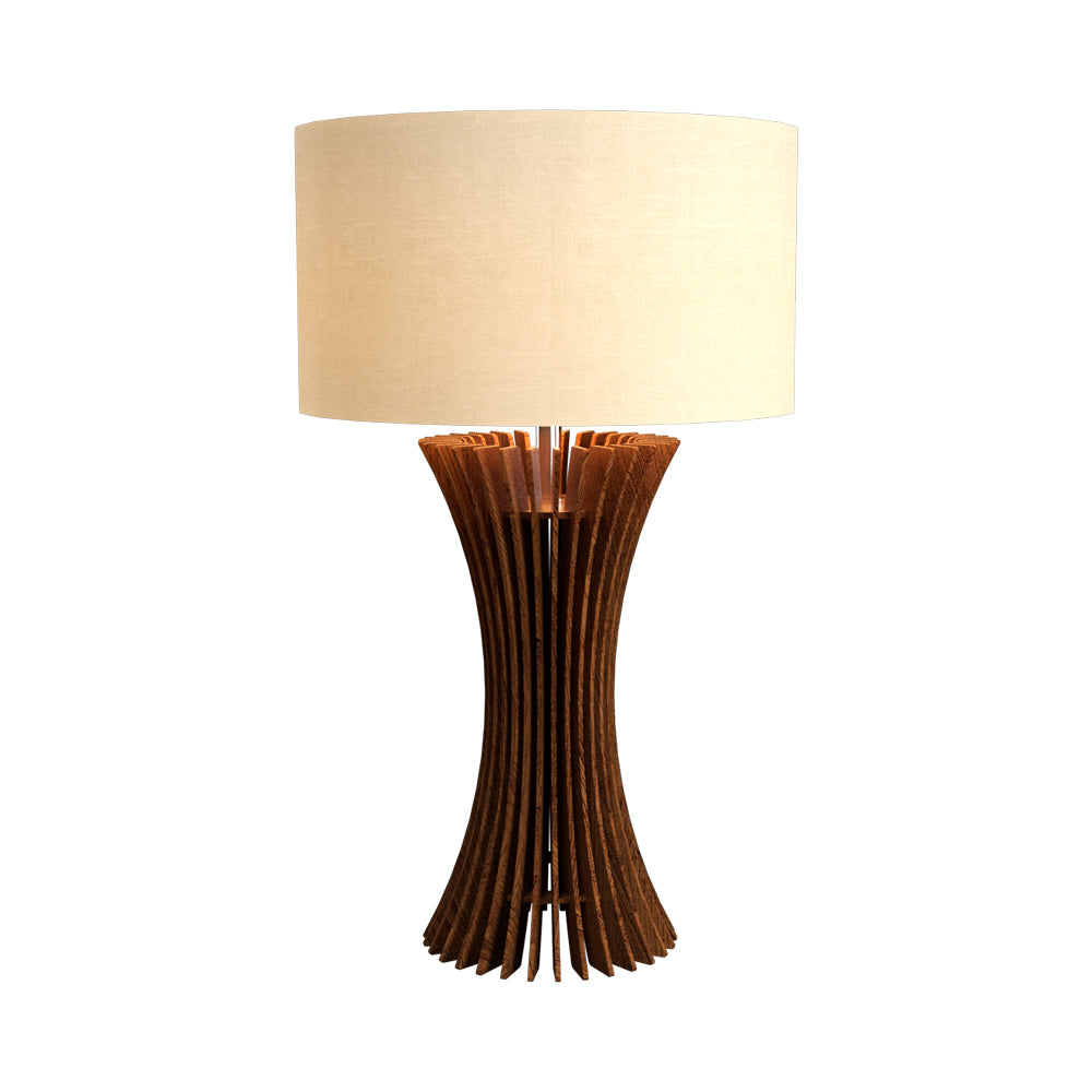 Stecche Di Legno 7013 Table Lamp in Louro Freijo.