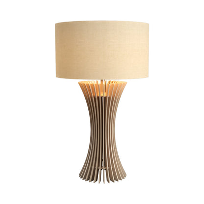 Stecche Di Legno 7013 Table Lamp in Organic Cappuccino.