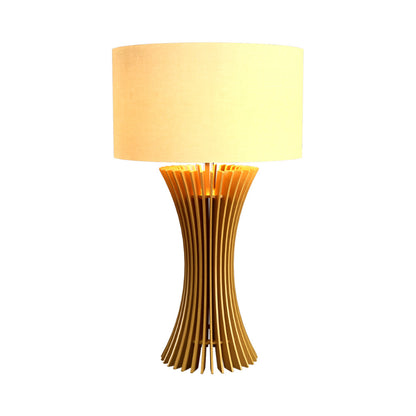 Stecche Di Legno 7013 Table Lamp in Organic Gold.