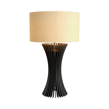 Stecche Di Legno 7013 Table Lamp in Organic Lead Grey.
