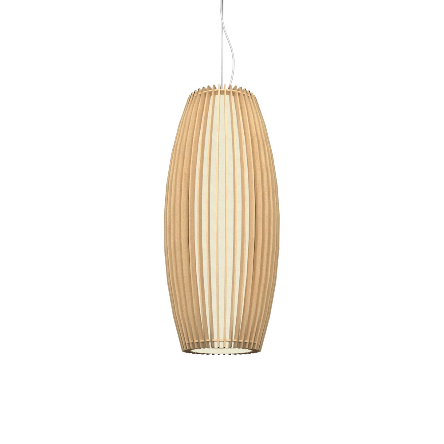 Stecche Di Legno Barrel Pendant Light in Maple.