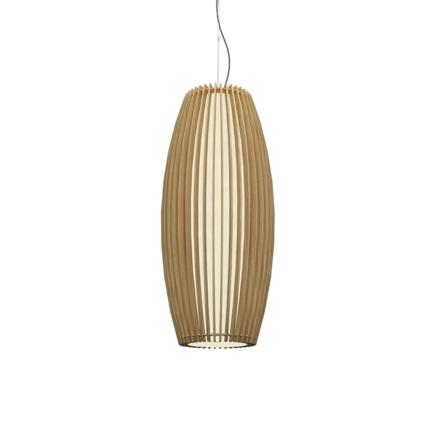 Stecche Di Legno Barrel Pendant Light in Sand.