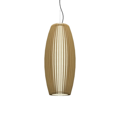 Stecche Di Legno Barrel Pendant Light in Organic Gold.