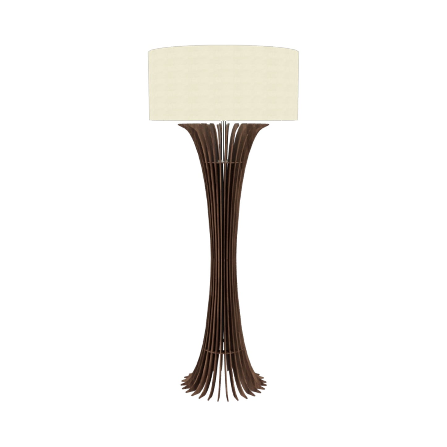 Stecche Di Legno Floor Lamp in American Walnut.