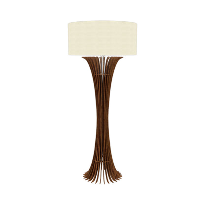 Stecche Di Legno Floor Lamp in Imbuia.