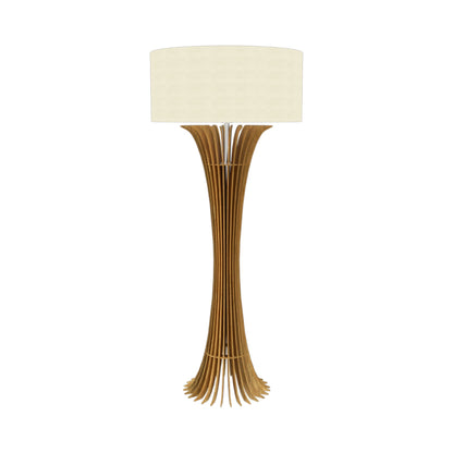 Stecche Di Legno Floor Lamp in Louro Freijo.