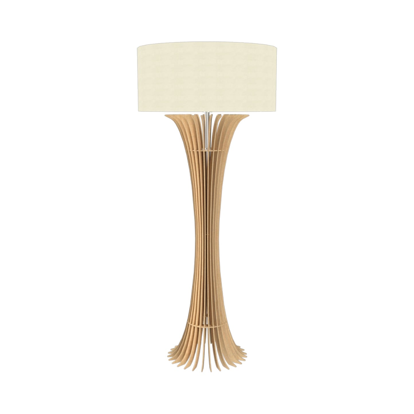 Stecche Di Legno Floor Lamp in Maple.