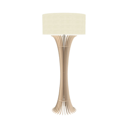 Stecche Di Legno Floor Lamp in Organic Cappuccino.