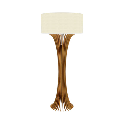 Stecche Di Legno Floor Lamp in Teak.