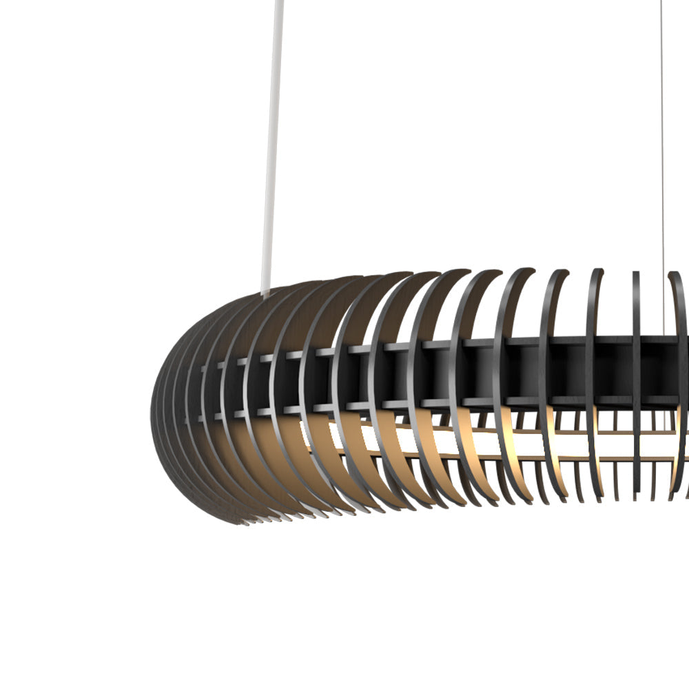 Stecche Di Legno LED Pendant Light in Detail.