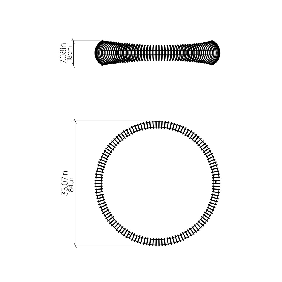 Stecche Di Legno LED Pendant Light - line drawing.