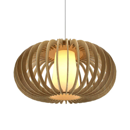 Stecche Di Legno Oval Pendant Light in Sand (Large).