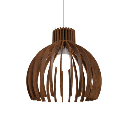 Stecche Di Legno Pendant Light in Imbuia (8.46-Inch).