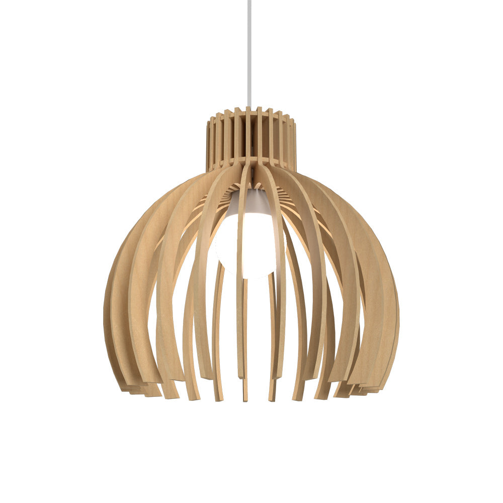 Stecche Di Legno Pendant Light in Maple (8.46-Inch).
