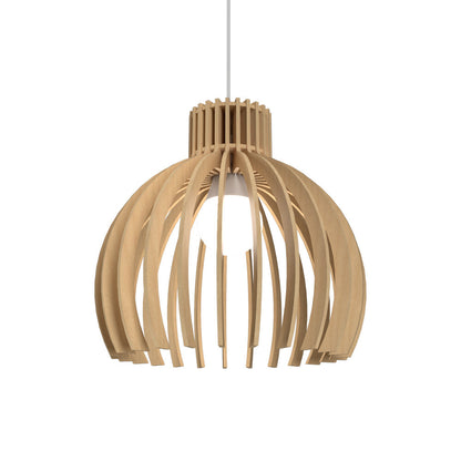 Stecche Di Legno Pendant Light in Maple (8.46-Inch).
