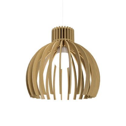 Stecche Di Legno Pendant Light in Organic Gold (8.46-Inch).