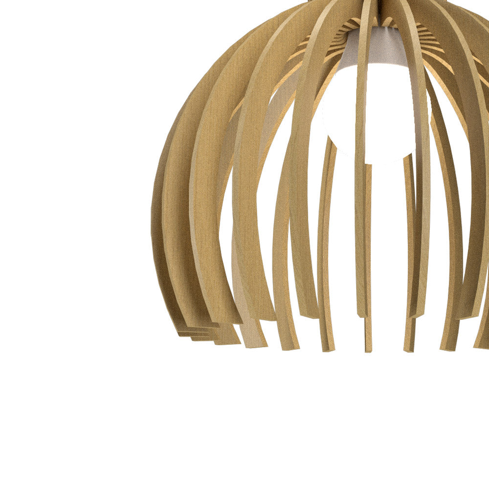 Stecche Di Legno Pendant Light in Detail.
