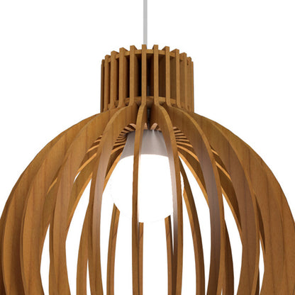 Stecche Di Legno Pendant Light in Detail.