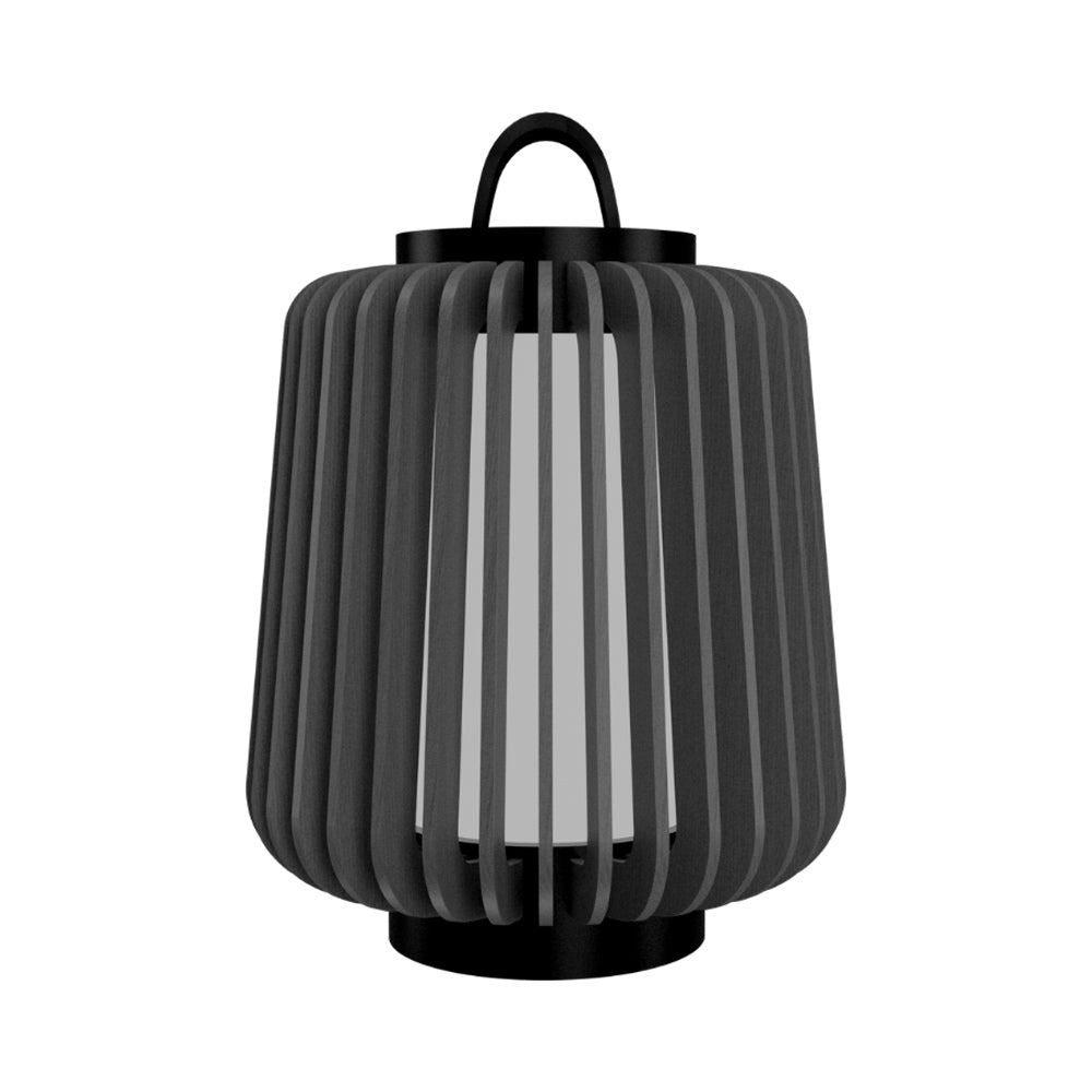 Stecche Di Legno Table Lamp in Organic Lead Grey (9.06-Inch).