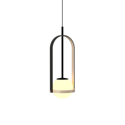 Strap 154 Pendant Light in Organic Cappuccino (20.08-Inch).