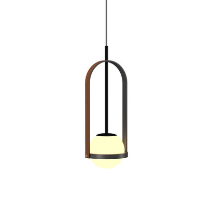 Strap 154 Pendant Light in Organic Lead Grey (20.08-Inch).