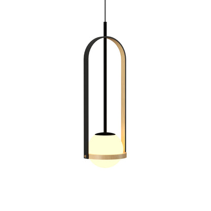 Strap 154 Pendant Light in Maple (24.02-Inch).