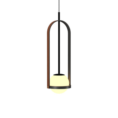 Strap 154 Pendant Light in Organic Lead Grey (24.02-Inch).
