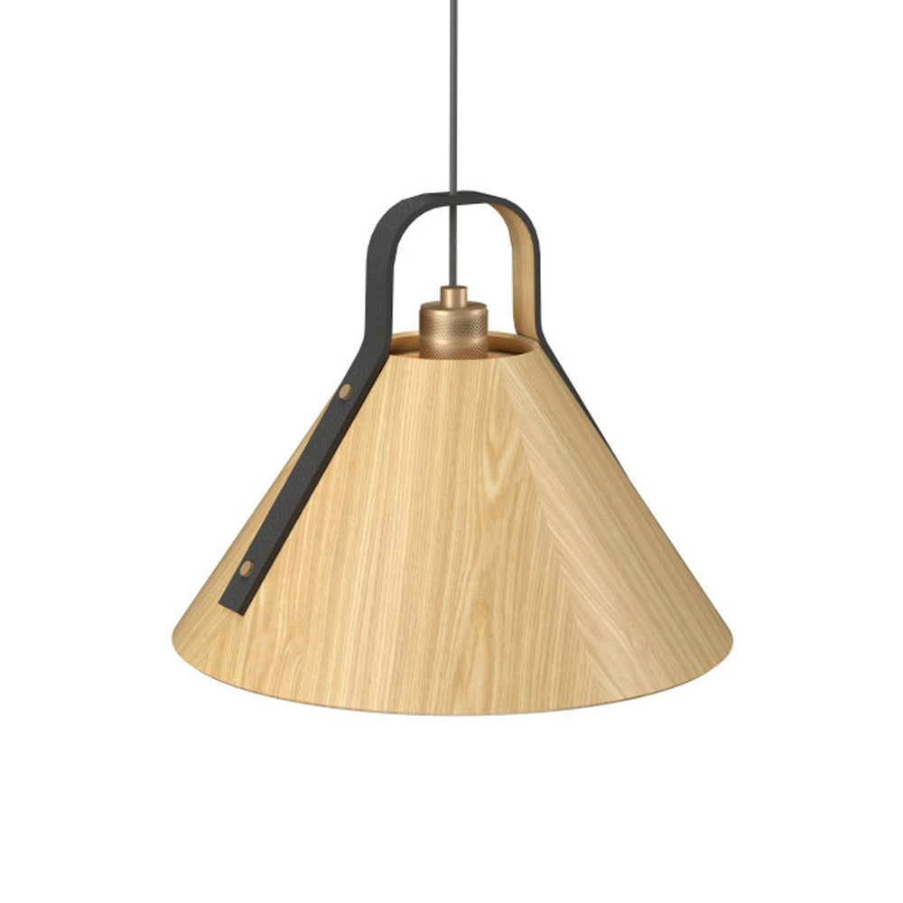 Strap Pendant Light in Sand (15.75-Inch).