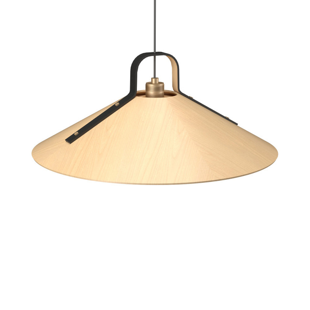 Strap Pendant Light in Maple (25.59-Inch).