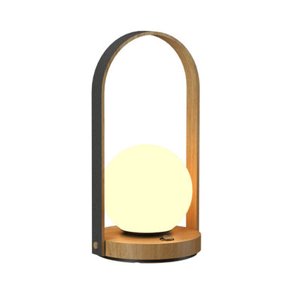 Strap Table Lamp in Louro Freijo.