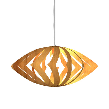 Versatile Pendant Light in Teak (Small).