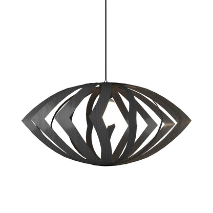 Versatile Pendant Light in Organic Lead Grey (Small).