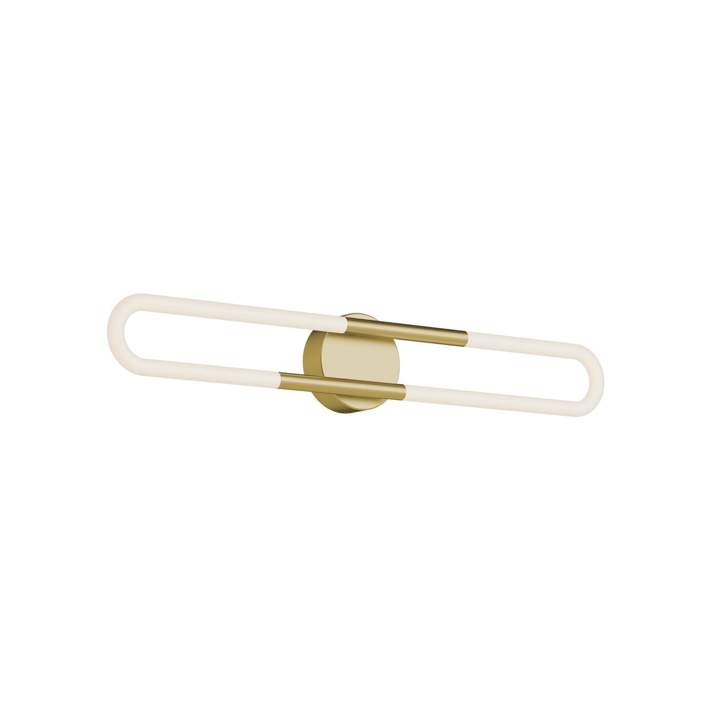 Adel LED Bath Vanity Light in Light Antique Brass (24-Inch).