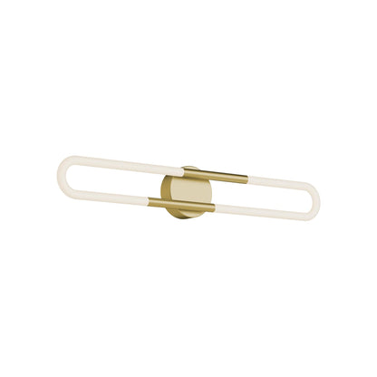 Adel LED Bath Vanity Light in Light Antique Brass (24-Inch).