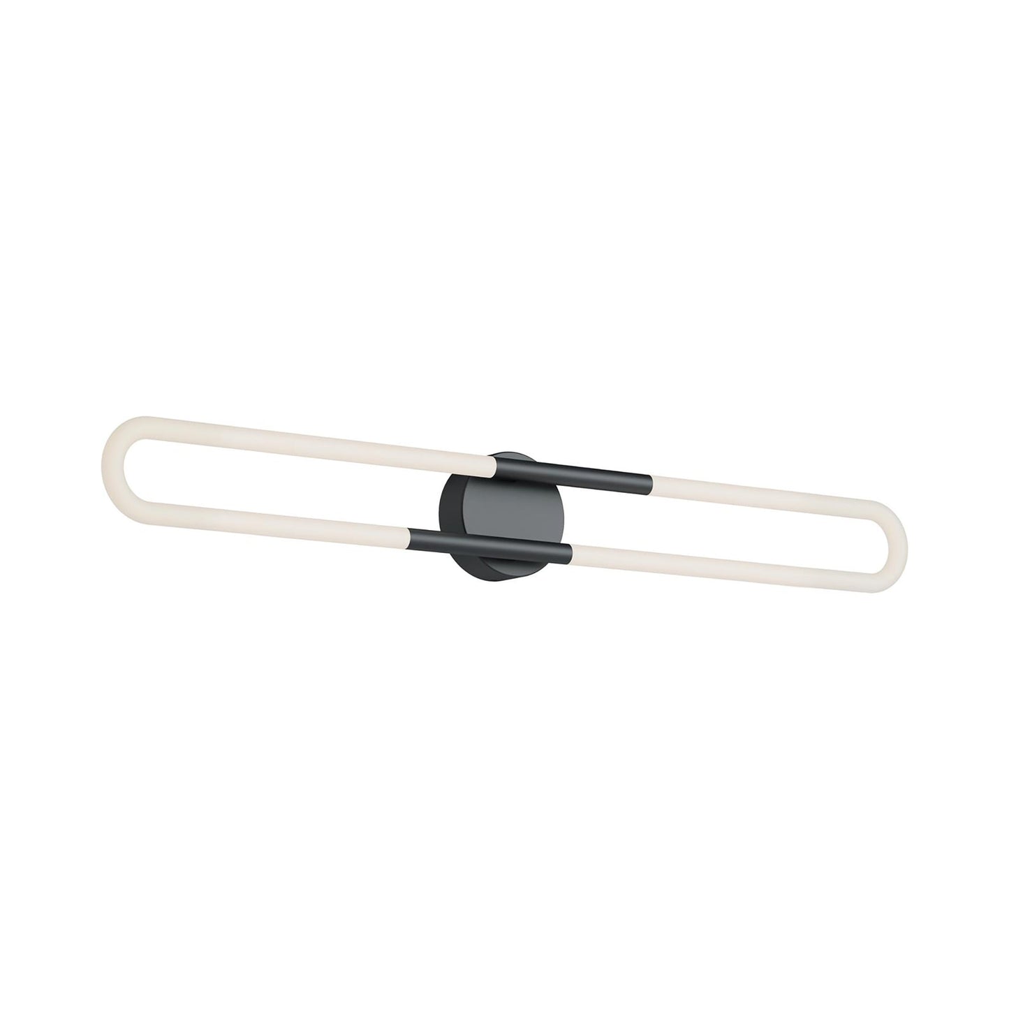 Adel LED Bath Vanity Light in Black (36-Inch).