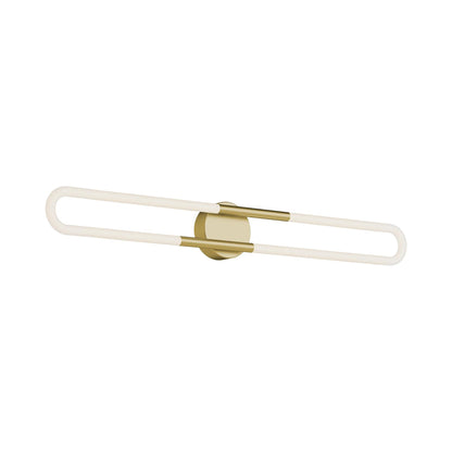 Adel LED Bath Vanity Light in Light Antique Brass (36-Inch).