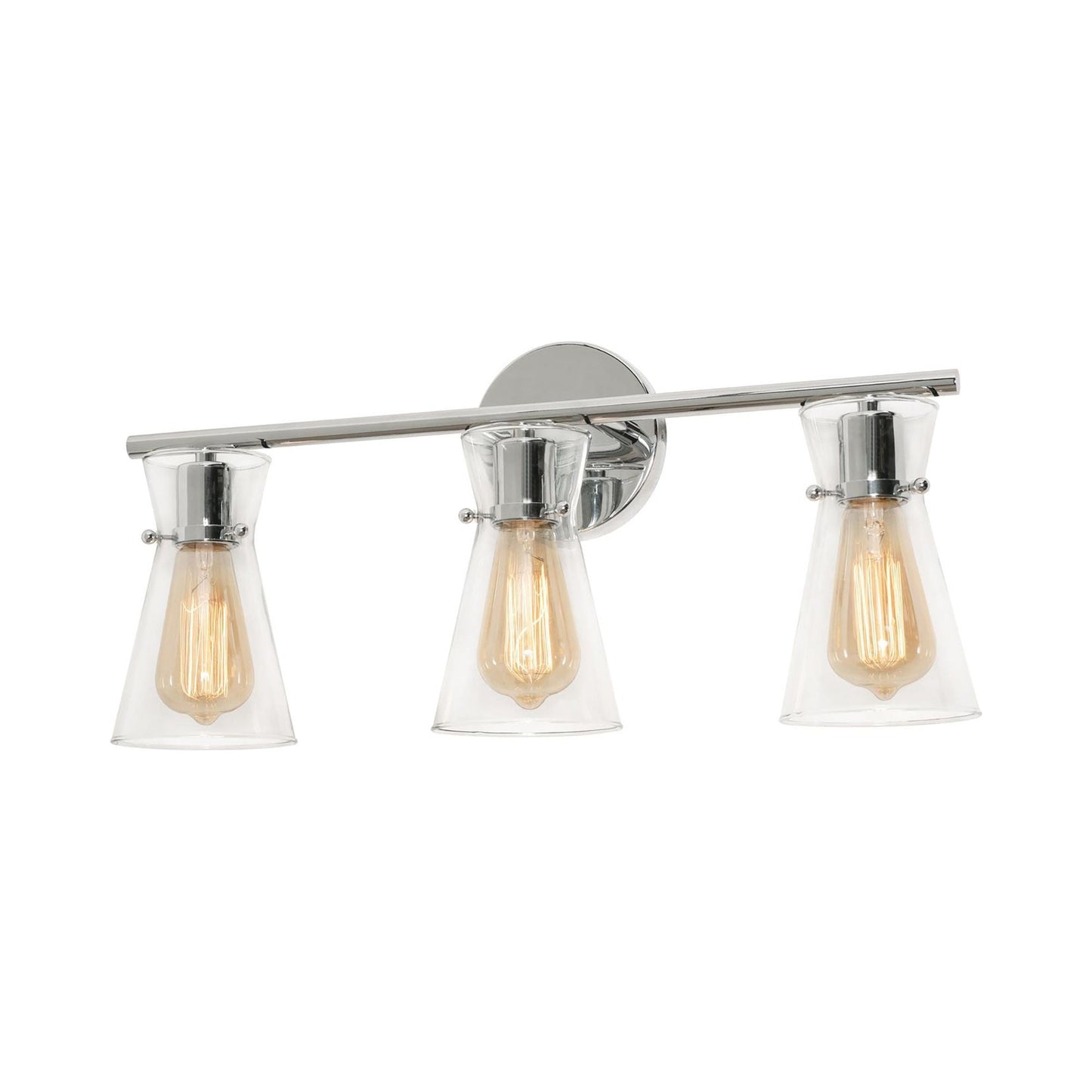 Amanda Bath Vanity Light in Polished Chrome (3-Light).