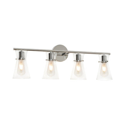 Amanda Bath Vanity Light in Polished Chrome (4-Light).