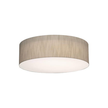 Anton Flush Mount Ceiling Light in Jute (15-Inch).