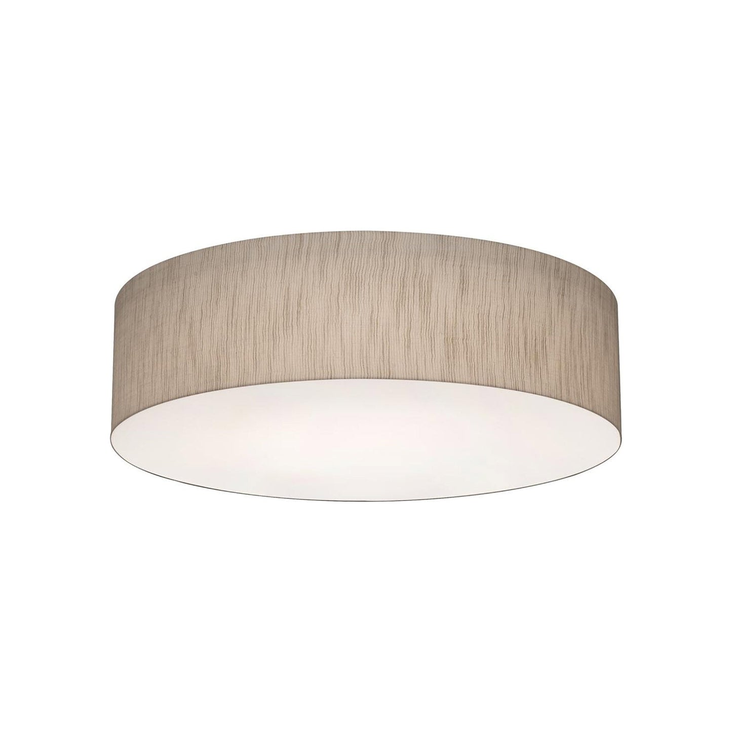 Anton Flush Mount Ceiling Light in Jute (19-Inch).