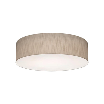 Anton Flush Mount Ceiling Light in Jute (19-Inch).